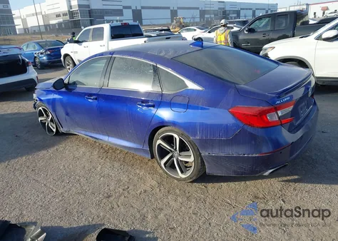 2019 Honda Accord Sport from USA, damaged, VIN 1HGCV1F37KA015664